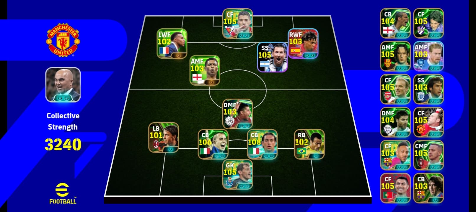 ⭐ Alessandro Nesta + Fabio Cannavaro - 3240 Strength